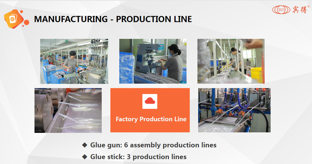 Production Line Of Hot Glue Gun