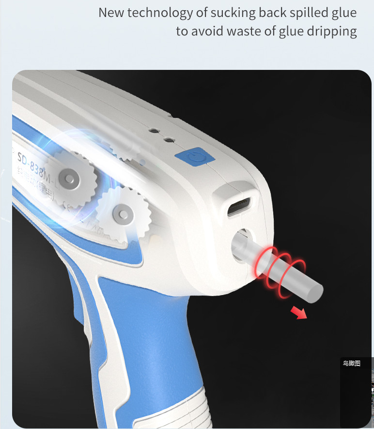 new technology of motorized glue gun
