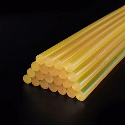 China OEM 7mm Yellow High Quality Hot Glue Sticks EVA Resin Material Manufacturer